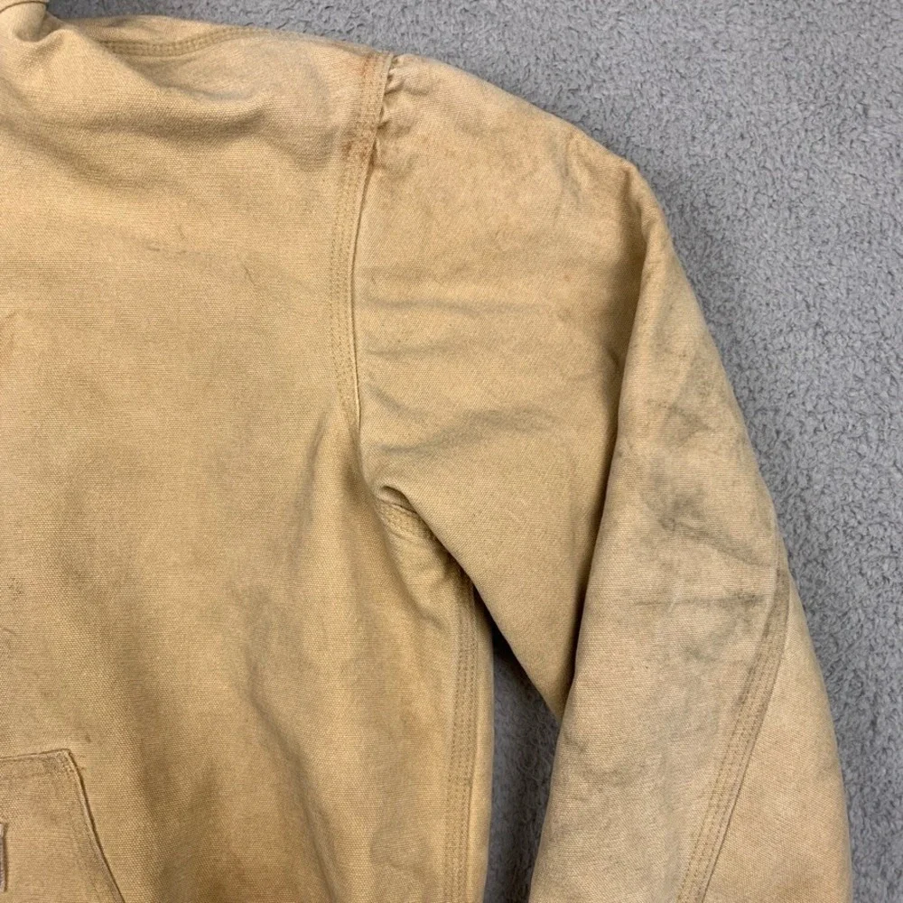 Vintage Carhartt Jacket Mens Medium J130 WET Active Jacket Quilted Distressed - Picture 11 of 16
